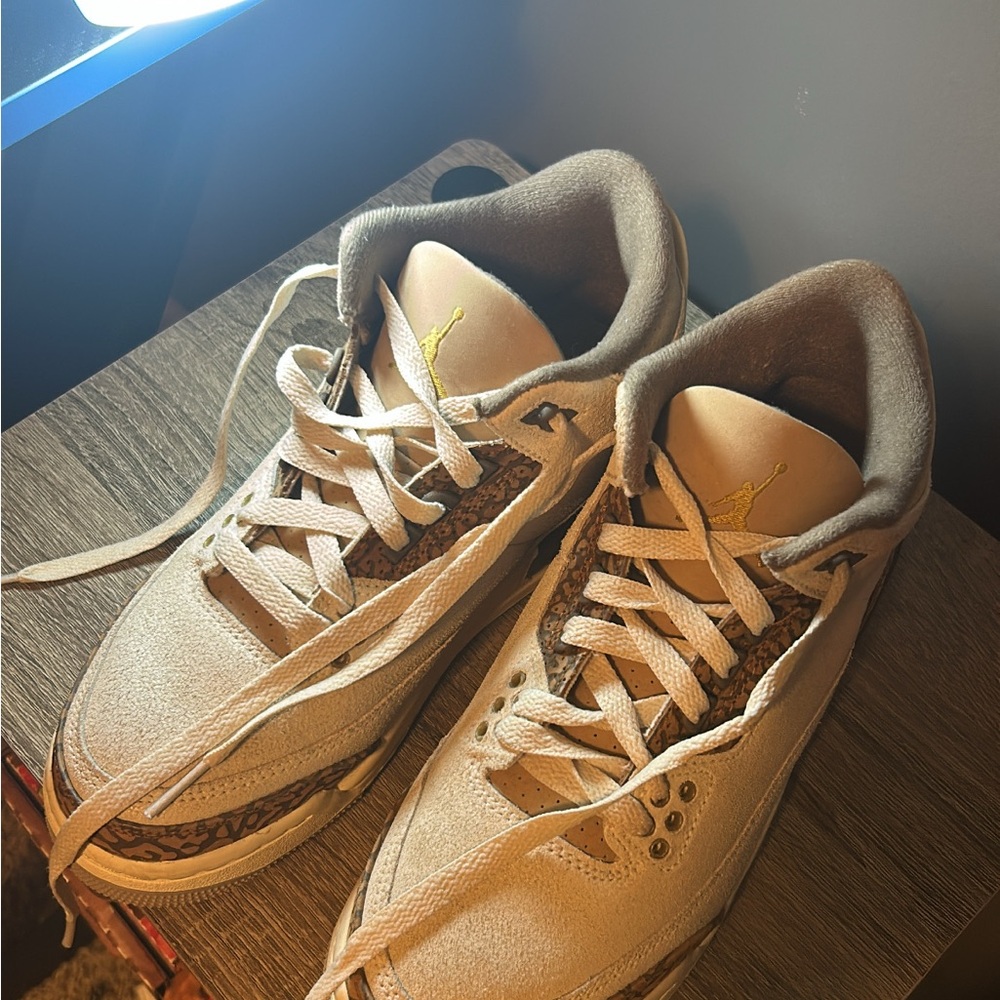 Jordan Women's Shoes in Cream and Gold